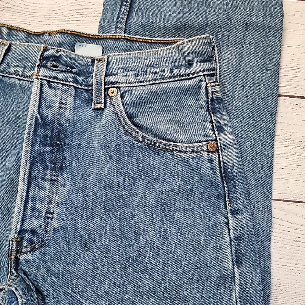 Levi's 30x32 Vintage Straight Blue Jeans, Button Up - Picture 6 of 14